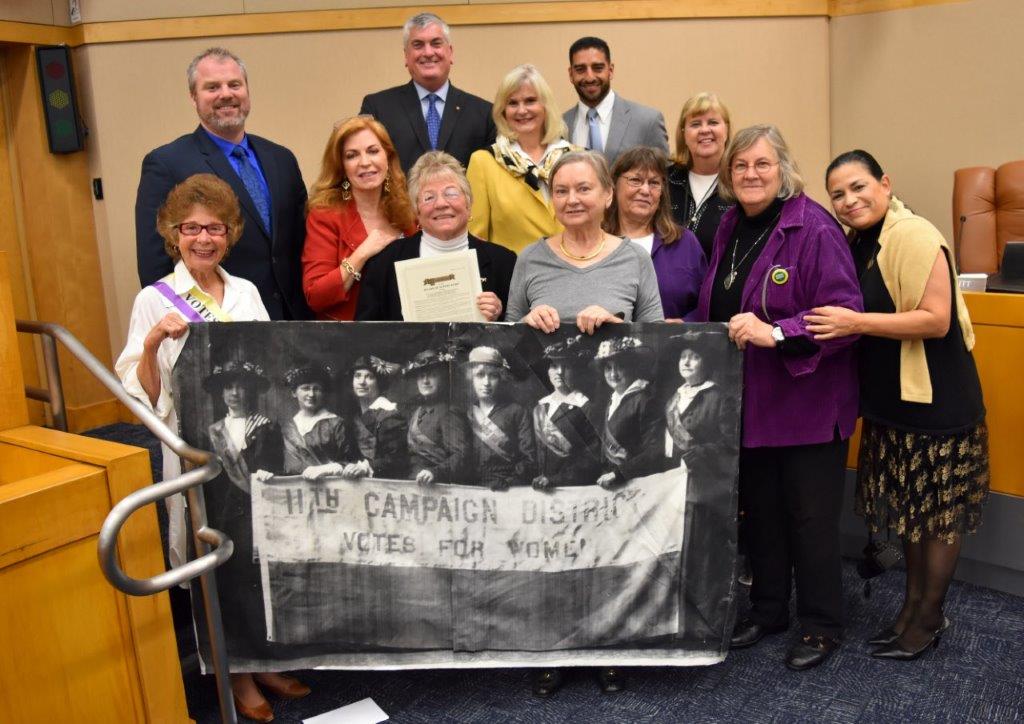 NOW Sonoma chapter recognized by Sonoma County Board of Supervisors for 50th Anniversay of NOW